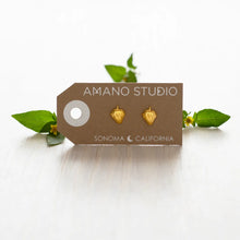 Load image into Gallery viewer, Amano Studio - Golden Strawberry Stud Earrings
