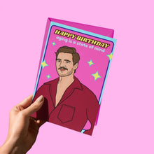 Load image into Gallery viewer, Happy Birthday Aging Is A State of Mind Pedro Card
