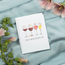 Load image into Gallery viewer, Cheers To Another Wine-Derful Year! Card
