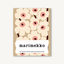 Load image into Gallery viewer, Marimekko Notes (Pastels) 20 Unikko Notecards &amp; Envelopes
