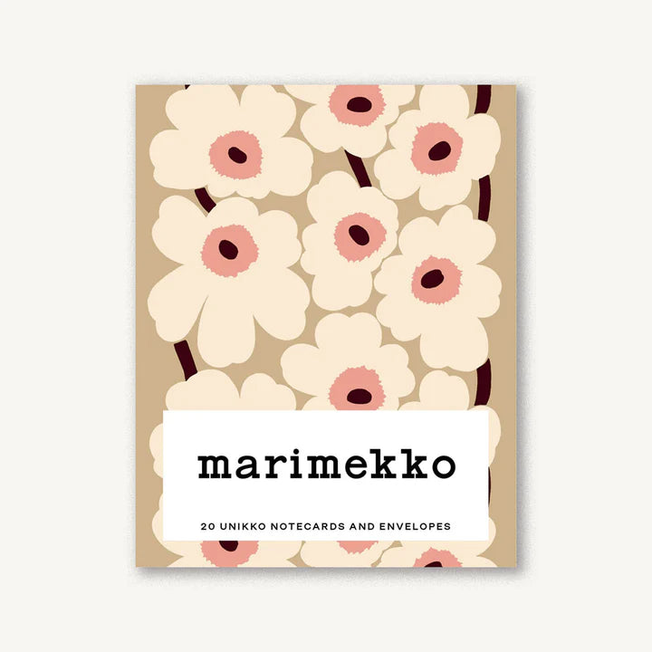 Marimekko Notes (Pastels) 20 Unikko Notecards & Envelopes