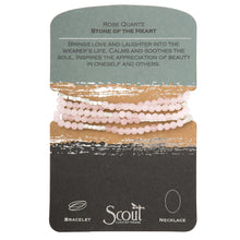 Load image into Gallery viewer, Scout - Stone Wrap Rose Quartz - Stone of the Heart
