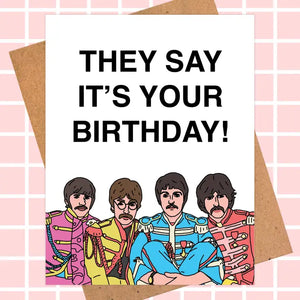 The Beatles Birthday Card