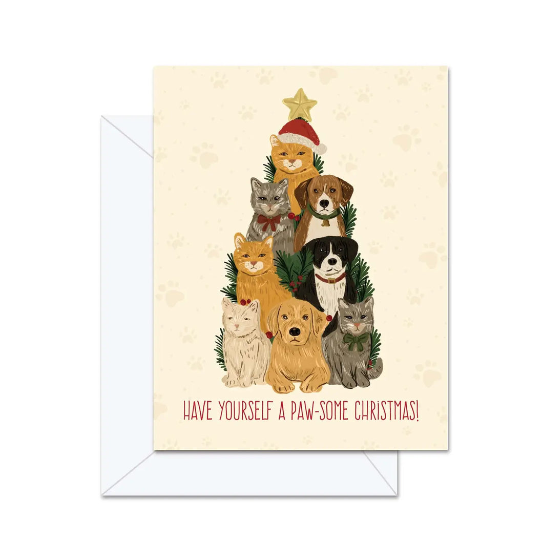 Have Yourself A Paw-Some Christmas! Card