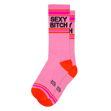 Load image into Gallery viewer, Gumball Poodle - Sexy Bitch Gym Crew Socks
