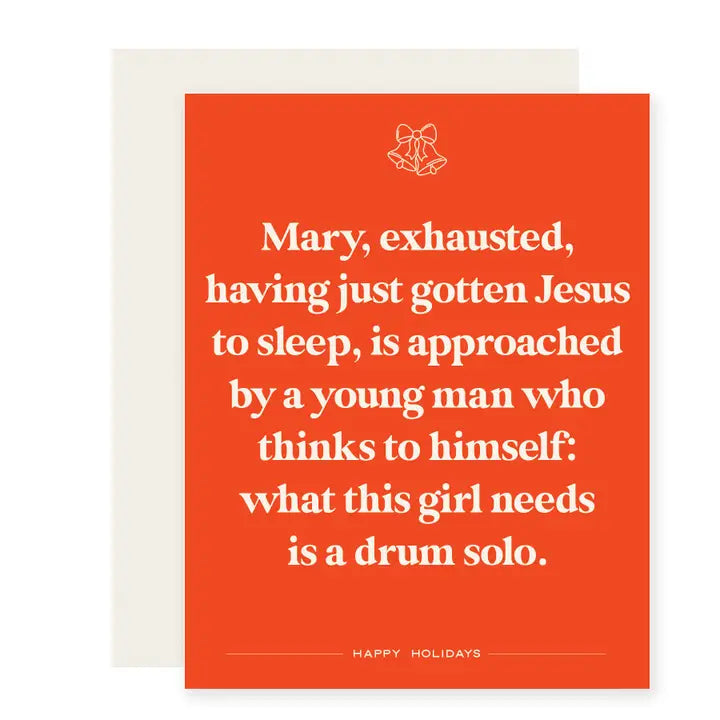 Mary Exhausted Card