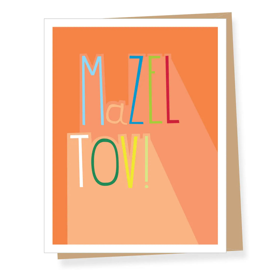 Mazel Tov Congratulations Card