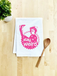 Barbie  - Stay Weird Dish Towel