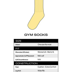 Gumball Poodle - Average Dick Energy Gym Crew Socks