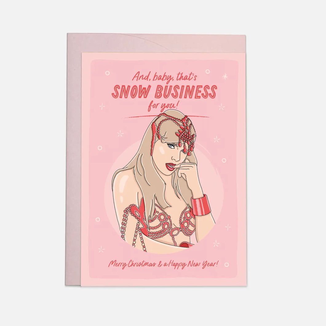 Taylor Swift - Snow Business Card
