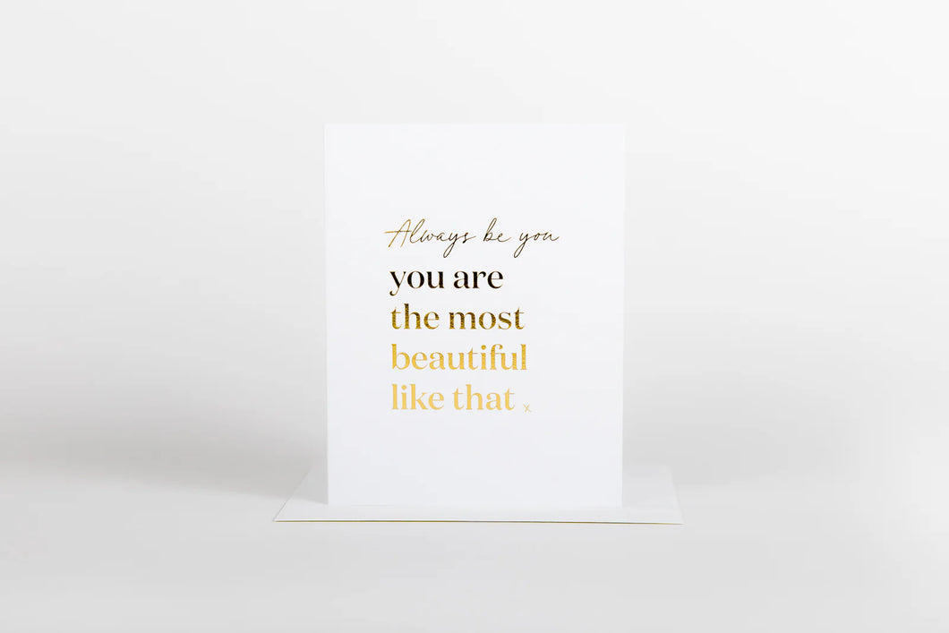 Always Be You Card