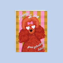 Load image into Gallery viewer, Birthday Poodle Card
