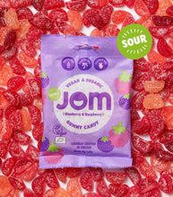 Load image into Gallery viewer, Jom - Sour Blueberry &amp; Raspberry Gummies (Vegan)
