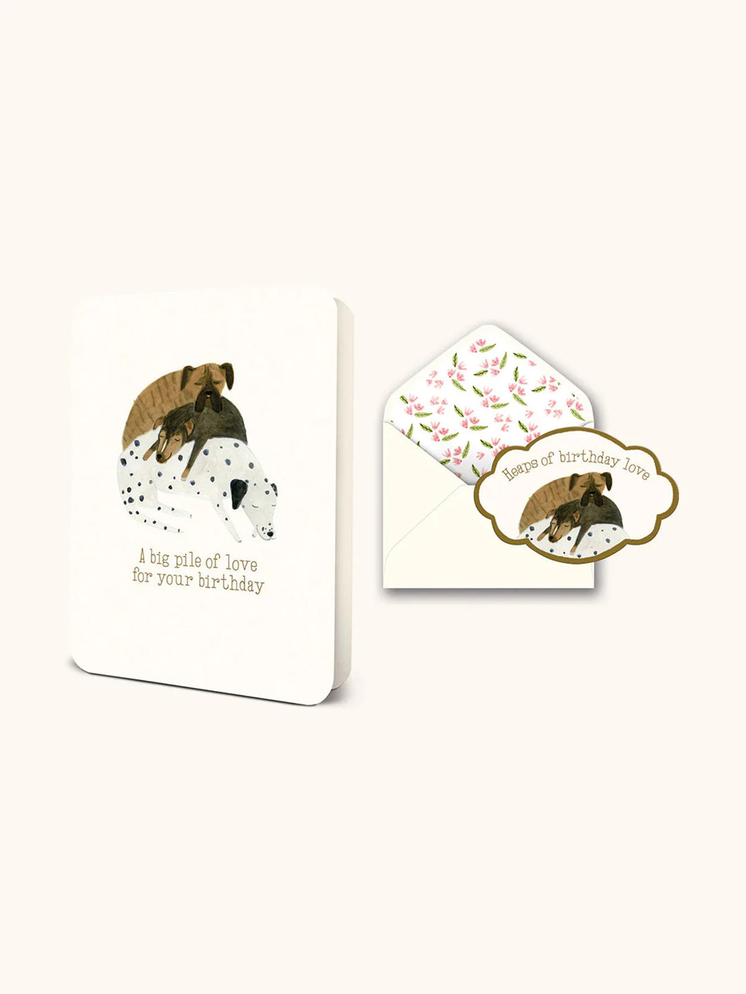 A Big Pile Of Love Card