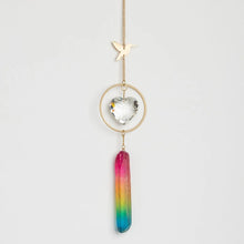 Load image into Gallery viewer, Scout - Stone Suncatcher - Hummingbird/Rainbow Stone
