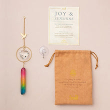 Load image into Gallery viewer, Scout - Stone Suncatcher - Hummingbird/Rainbow Stone
