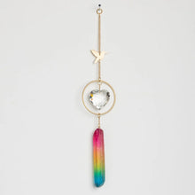 Load image into Gallery viewer, Scout - Stone Suncatcher - Hummingbird/Rainbow Stone

