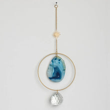 Load image into Gallery viewer, Scout - Stone Suncatcher - Sun/Blue Agate
