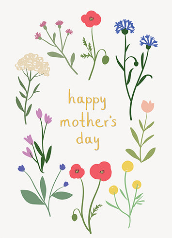Happy Mother's Day Poppies Card
