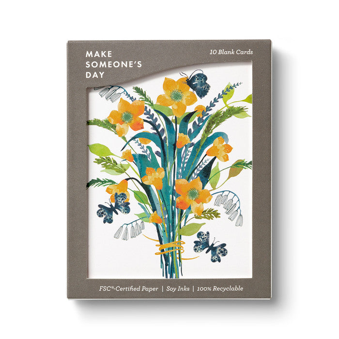Citrus Bouquet Boxed Blank Note Cards