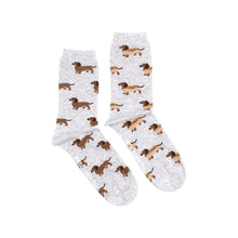 Load image into Gallery viewer, Friday Sock Co. - Women&#39;s Wiener Dog Hot Dog Socks
