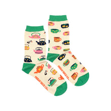 Load image into Gallery viewer, Friday Sock Co. - Women&#39;s Tea Kettle Socks
