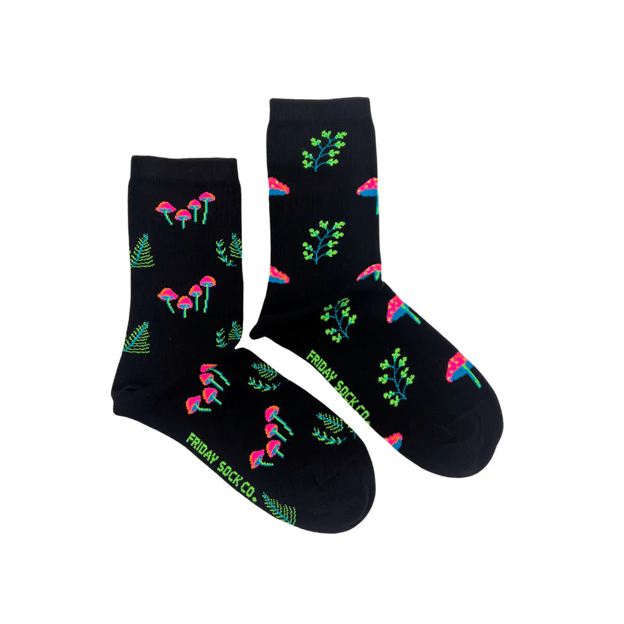 Friday Sock Co. - Women’s Neon Mushroom Socks