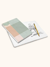 Load image into Gallery viewer, Sage Color Block Deconstructed Sketchbook
