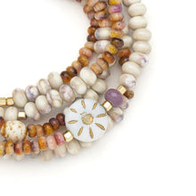 Load image into Gallery viewer, Scout - Ceramic Bead Wrap Bracelet/Necklace - Abundance/Sun
