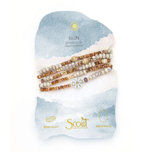Load image into Gallery viewer, Scout - Ceramic Bead Wrap Bracelet/Necklace - Abundance/Sun
