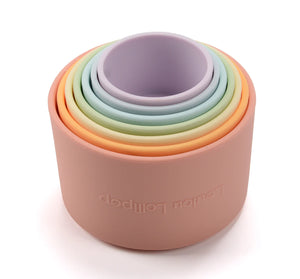 Loulou Lollipop Stacking Cups - Rainbow