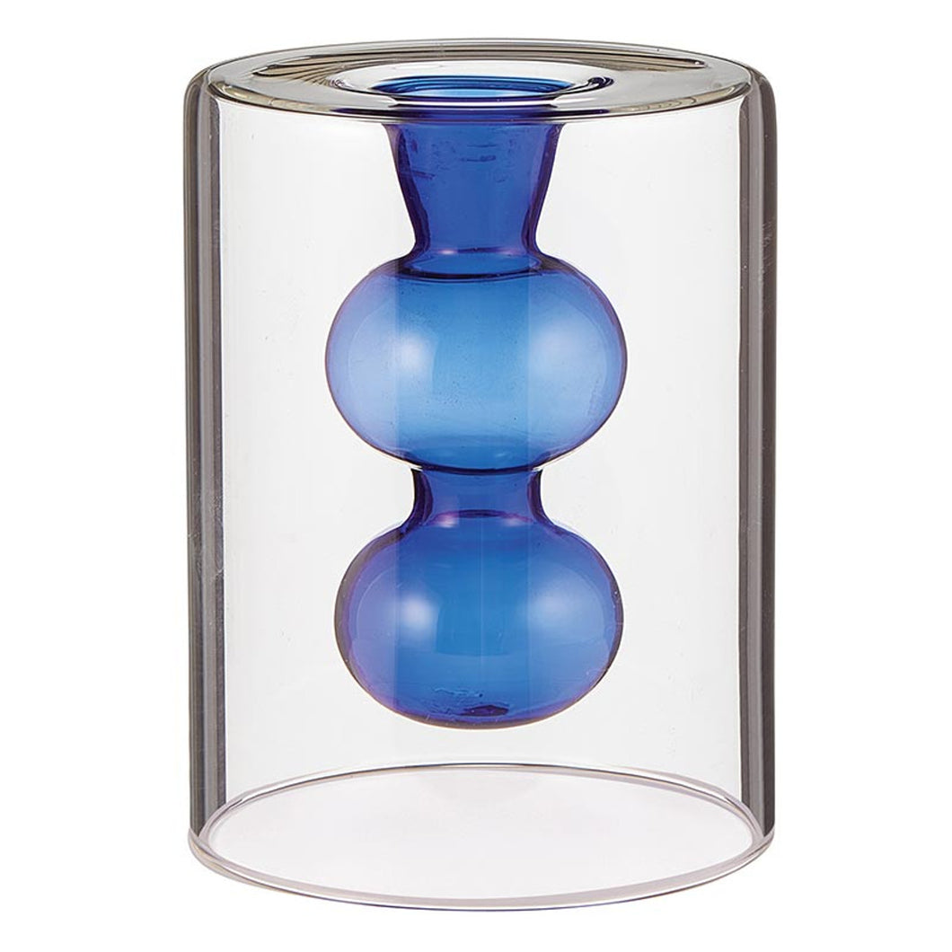 Cobalt Glass Candleholder/Vase