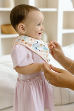 Load image into Gallery viewer, LouLou Lollipop Sun Kissed Shoal Muslin Bandana Bib Set
