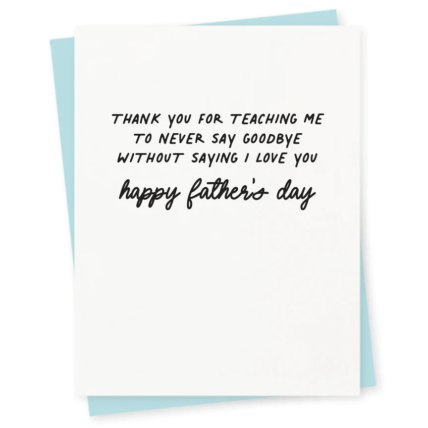 Thank You For Teaching Me Card