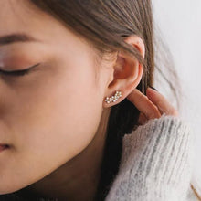 Load image into Gallery viewer, Lover's Tempo - Floral Climber Earrings
