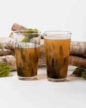 Load image into Gallery viewer, Forest and Clouds Pint Glass
