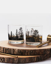 Load image into Gallery viewer, Forest Landscape Whiskey Glass
