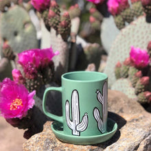 Load image into Gallery viewer, Cuppa Color Coaster | Jade Cactus
