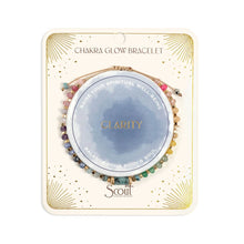Load image into Gallery viewer, Scout - Chakra Glow Bracelet - Clarity/Third Eye/Gold
