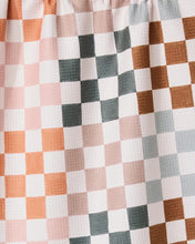 Load image into Gallery viewer, Geometry - Autumn Checkers Tea Towel
