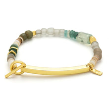 Load image into Gallery viewer, Scout - Hidden Message Bracelet - Unstoppable/Chiltonite/Gold
