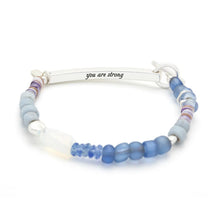 Load image into Gallery viewer, Scout - Hidden Message Bracelet - Strong/Opalite/Silver
