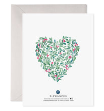 Load image into Gallery viewer, Love Holly Heart Card
