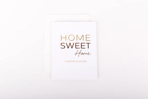 Home Sweet New Home Congratulations Card