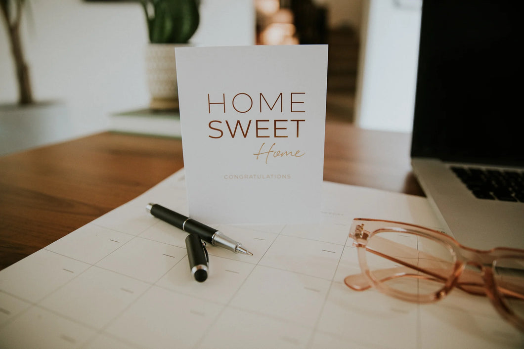 Home Sweet New Home Congratulations Card