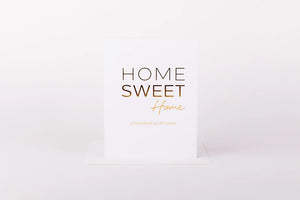 Home Sweet New Home Congratulations Card