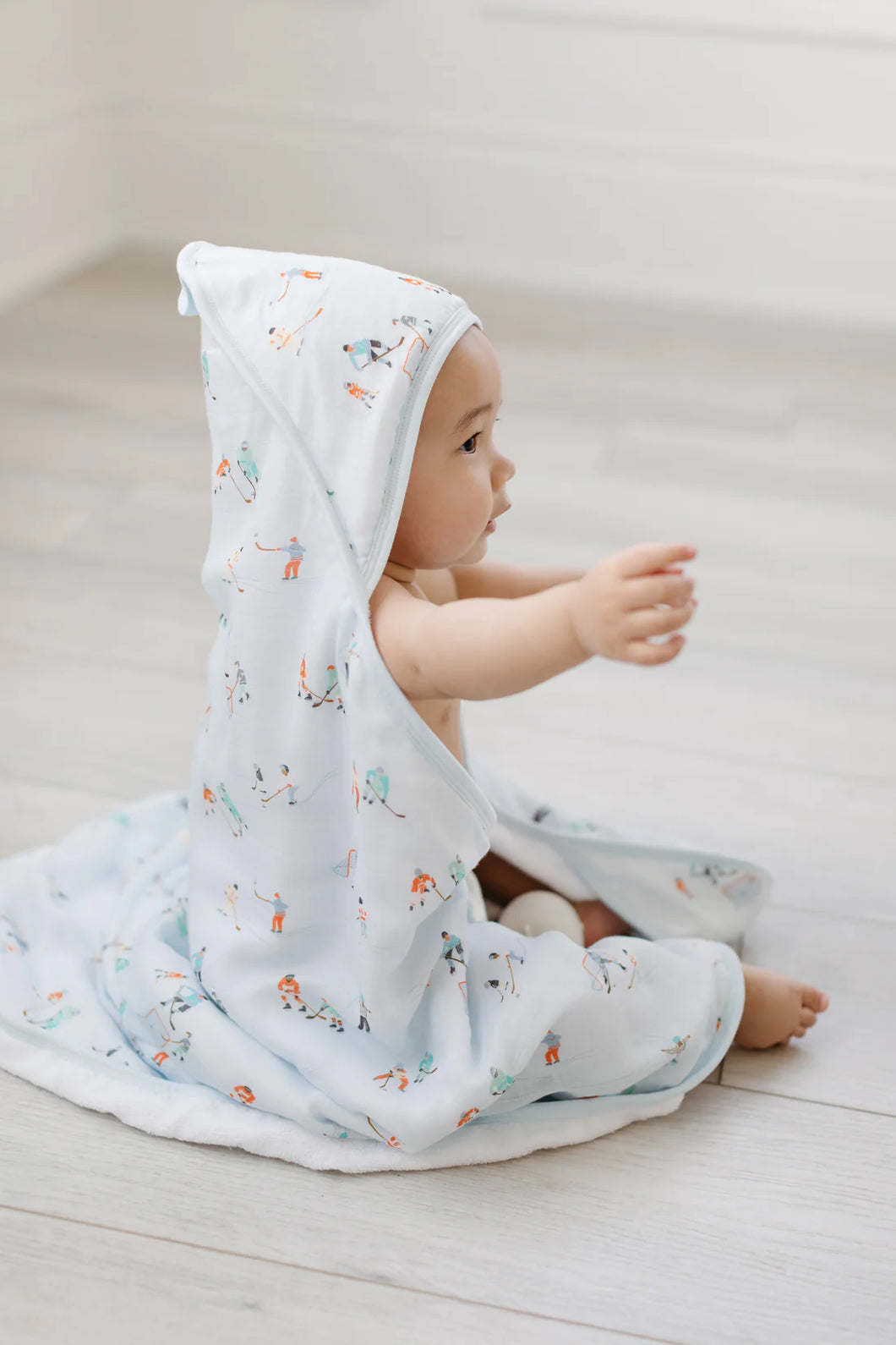 Loulou Lollipop Hockey Hooded Towel Set The Card Room at KRICKET S