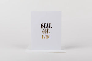 Best Age Ever Card