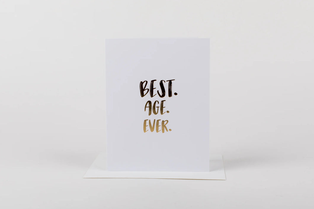 Best Age Ever Card