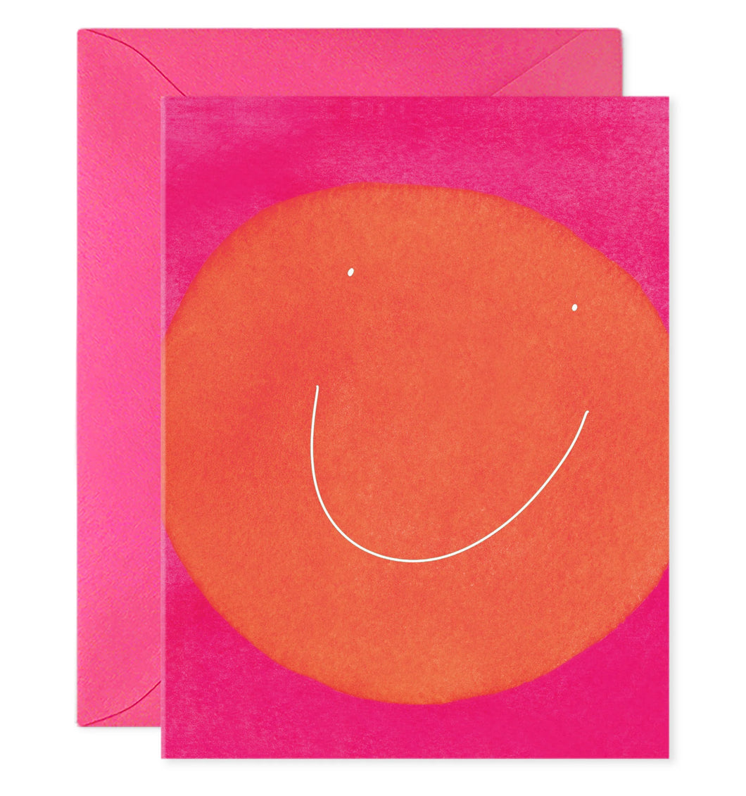 Orange Smile Card